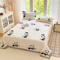 Axyaa Floral Flannel Fleece Blanket - Soft All Season Throw for Bed Sofa