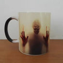 Axyaa Walking Dead Color Changing Coffee Mug - Zombie Head Surprise Gift