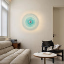 Axyaa Nordic Water Ripple Glass LED Wall Lamp for Living Room Bedroom Study