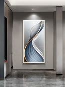 Axyaa Minimalist Lines LED Wall Decoration for Living Room and Dining Room