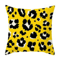 Axyaa Yellow Floral Geometric Pillowcase for Home Decor