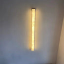 Axyaa Spanish Marble Wall Lamp: Elegant LED Alabaster Lighting for Restaurant and Living Room