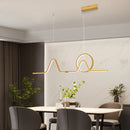 Axyaa Modern LED Kitchen Island Pendant Chandelier for Dining Room