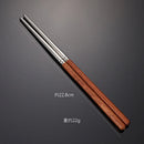 Axyaa Stainless Steel Wooden Handle Tableware Set