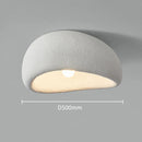 Axyaa Wabi Sabi Grey Ceiling Light: Nordic Design for Living Room & Commercial Spaces