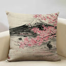 Axyaa Mount Fuji Retro Cushion Cover 45x45cm