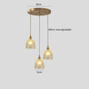 Axyaa Glass LED Pendant Lights: Nordic Modern Copper Socket Hanging Lamp