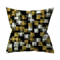 Axyaa Yellow Floral Geometric Cushion Cover 45x45cm