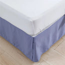 Axyaa Brushed Home Bed Skirt  Machine Washable Decorative Wrap Around Hotel Quality