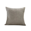 Axyaa Velvet Corduroy Pillow Cover 45x45cm: Super-Soft Striped Sofa Cushion for Romantic Home Decor