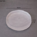 Axya Glass Dinner Plate Set for Steak, Dessert, Sushi, Snacks & More