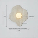 Axyaa Nordic Ceramic LED Wall Lamp for Modern Indoor Lighting