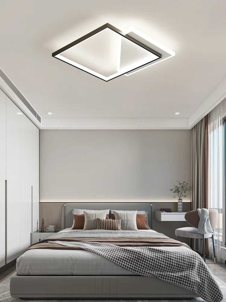 Axyaa Geometric LED Ceiling Lamp - Modern Nordic Design