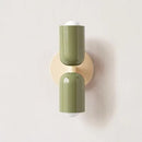 Axyaa Nordic LED Wall Lamp: Simple Macaron Design for Bedroom, Living Room Lighting