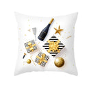 Axyaa Christmas Ball Cushion Cover Platinum Decoration