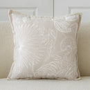 Axyaa Beige Throw Cushion Cover 45X45 - Square Pillowcases