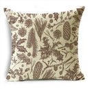Axyaa Christmas Linen Cushion Cover Merry Gifts 18*18in