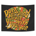 Boho Sun Moon Phase Rainbow Tapestry by Axyaa - Bedroom Decor Bedspread