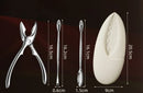 Axyaa Crab Tools Set: Zinc Alloy Scissors & Pliers Clip Trio