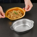 Axyaa Large Golden Soup Bowl for Salads, Mixing, Barbecue, Noodles, Snacks