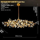 Copper ceiling lamp, crystal bedroom lamp, grand dining chandelier - Axyaa brand