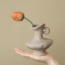 Ceramic White Flower Pot Vases by Axyaa