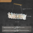 Axyaa Flower Crystal Chandelier: Modern Minimalist Luxury Dining Bar Light
