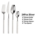 Axyaa Gold Cutlery Set Stainless Steel 304 Tableware Knife Fork Spoon Dinner Set