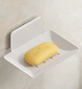 Axyaa Bathroom Soap Dish Holder Wall-Mounted Drain Space Aluminum Shower Shelf