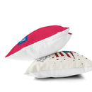Axyaa LOVE USA Square Pillowcase for Home Decor
