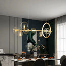 Axyaa Black Glass Bubble LED Chandelier Pendant Lights