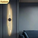 Axyaa Copper and Wood Grid Wall Lamp for High-end Living Room and Bedroom Lighting