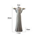 Modern Axyaa Abstract Human Figure Sculpture Ceramic Vase for Home Decor