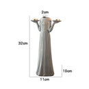 Modern Axyaa Abstract Human Figure Sculpture Ceramic Vase for Home Decor