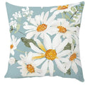 Axyaa Daisy Linen Cushion Cover, 40x40 50x50, Fall Decor for Home & Garden