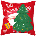 Axyaa Christmas Cushion Cover 45x45cm Snowman Santa Noel Navidad Happy New Year