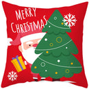 Axyaa Christmas Cushion Cover 45x45cm Snowman Santa Noel Navidad Happy New Year