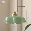 Axyaa Glass Flower Pendant Light for Dining room, Kitchen, Bedroom, Bedside
