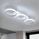 Axyaa Acrylic LED Ceiling Lamp Modern Home Decor Light Fixture White Square