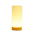 Axya Nordic Glass & Wood Table Lamp - Chic Bedroom Decor & LED Light