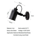 Axyaa Industrial Vintage Wall Light for Home Café Restaurant Bar Kitchen