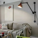 Axyaa Nordic Retro Rotatable LED Wall Lamp for Indoor Living Room Bedroom Lighting