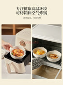 Axyaa Double Ear Baking Bowl, Ceramic Oven Steamed Egg Salad Plate