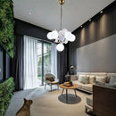 Axya Colorful Wreath Chandelier - Creative Pendant Lamp for Dining Room