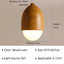 Axyaa Nut-Shaped Glass Pendant Light - Modern Nordic Design