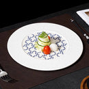 Axya Ceramic Dinner Plate Set | Restaurant Quality Steak, Pasta, Dessert Plates