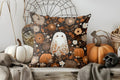 Axyaa Halloween Black Cat Graveyard Pillow Cover for Sofa, Bedroom, Car