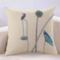 Lotus Cushion Cover by Axyaa: Stylish Home Decor Pillowcase for Living Room, Car, and More