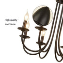 Axyaa Rural Iron Chandelier for Living Room Dining Room Bedroom Balcony Retro Restaurant