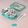 Axyaa Kids' Cartoon Thermal Steel Lunch Box with Spoon - Leak-Proof Bento Box